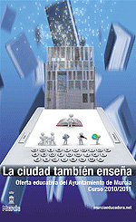 Portada gua "La ciudad tambin ensea" curso 2010-2011